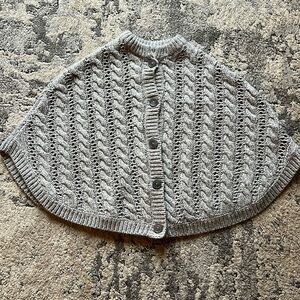 Girls knit sweater/shawl